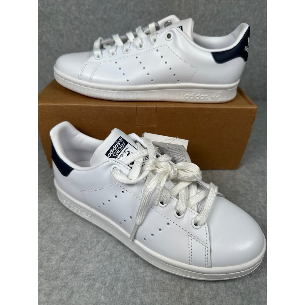 Adidas Stan Smith White and Navy‎ Sneakers Mens Size US 5 - Unisex Shoes